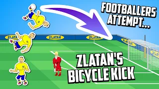 💥Footballers Attempt Zlatan’s Bicycle Kick!💥 (Overhead Kick vs England 2012) Frontmen 2.4