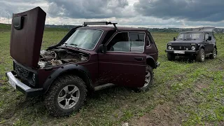 Сравнение двух НИВ сток на МТ резине и НИВЫ на экстрим резине с раздаточной коробкой 3к1!!! 😱😱😱