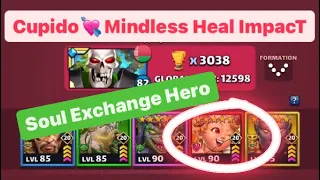 Empires & Puzzles Soul Exchange Hero RAiD Test & Card Analysis of 🔥Cupido 💘❗️