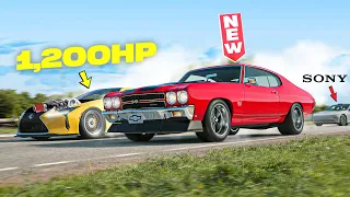 NEW Chevy Chevelle SS, Sony Car & 1,200HP Engine Swap in Gran Turismo 7!