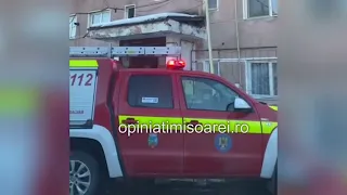 Explozie intr-un bloc din Timis, barbat ranit, vecini evacuati