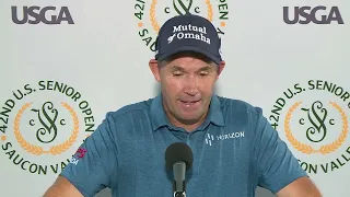 Padraig Harrington Leads by 5 in the US Senior Open