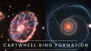 Cartwheel Galaxy Ring Formation: Simulation | 4K