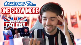 Reacting to ONE SHOW MORE on Britain's Got Talent // Les Mis, Phantom + Mary Poppins Medley!