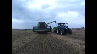 Żniwa 2021 (Deutz Fahr TopLiner+New Holland T7 165s+Deutz Fahr AgroPlus) Zapraszam Rolnik Z Mazur