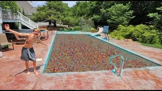 POOL FULL OF ORBEEZ PRANK ON MOM!