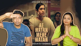 Ae Watan Mere Watan Trailer REACTION!! | Sara Ali Khan, Sparsh Shrivastav | Prime Video India