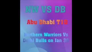 nw vs db dream11 prediction | Abu Dhabi T10 | Northern Warriors Vs Delhi Bulls  Dream11 prediction