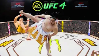 PS5 | Bruce Lee vs. Sumo Wrestler Yokozuna (EA Sports UFC 4) 🥊