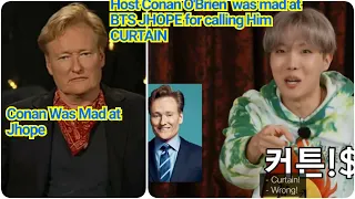 TV Host Conan O'Brien reacted to BTS JHOPE for calling him Curtain