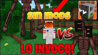 Invoque a SIREN HEAD en CRAFTSMAN!! *Sin mods* 😱💀