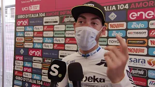Giacomo Nizzolo - Intervista all'arrivo - Tappa 13 Giro d'Italia 2021