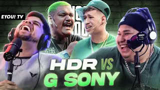 EL BODYBAG DEL AÑO! - Reacción a G SONY vs HDR - Liga Bazooka - Jony y Tess