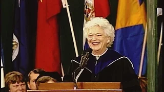 Barbara Bush - Wellesley Commencement Speech