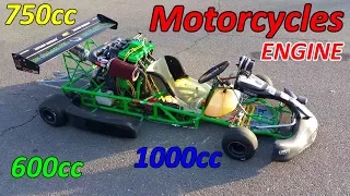 Go-Kart with Motorcycle Engine