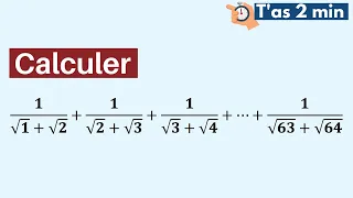 Sauras-tu calculer cette somme ?