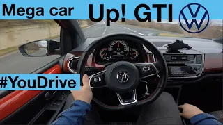 Volkswagen Up! GTI - POV Test Drive + Acceleration 0-195 km/h