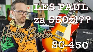 Les Paul za 550zł? Harley Benton SC-450 CB Classic. Czy to się nadaje?