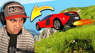 I Drove EXPENSIVE SUPERCARS Off GIANT CLIFFS... | BeamNG Drive