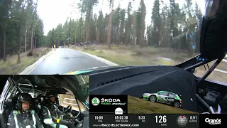 Onboard Knobloch/Rausch SP 11 Hammer Prebl - Skoda Fabia Rally2 Evo, Lavanttal Rallye 2023