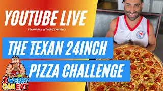 The Texan 24 Inch Pizza Challenge - The Pizza Bistro - LIVE