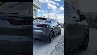 3m Satin Dark Grey Porsche Cayenne Coupe