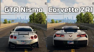 NFS Unbound: Nissan GTR Nismo vs Chevrolet Corvette ZR1 - WHICH IS FASTEST (Drag Race)