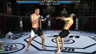 Nate Diaz vs Chan Sung Jung knockout