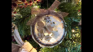 D.I.Y.  How To Make A Christmas Ornament -Victorian Style - Tutorial #3