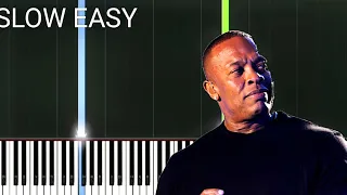 Still D.R.E(Dr. Dre) | SLOW EASY Piano Tutorial