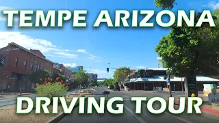 Tempe Arizona Driving Tour Of Local Neighborhoods & Tempe Homes For Sale 4K