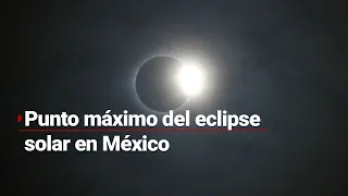 #EclipseSolarTotal 2024 | Punto máximo del eclipse solar total en Cuatro Ciénegas, Coahuila