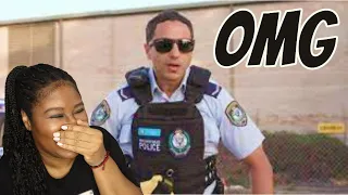American Reacts| Australian Police Officers (Superwog1)