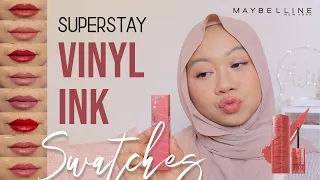 MAYBELLINE SUPER STAY VINYL INK SWATCHES PART 1