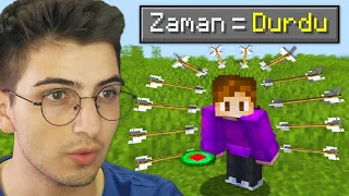 Minecraft ama ZAMANI KONTROL EDEBİLİYORUM!