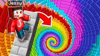 ONMOGELIJKE REGENBOOG DROPPER In MINECRAFT!