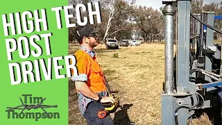 High Tech Post Driving Trailer