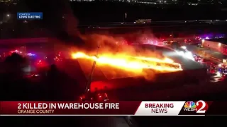 2 dead in Orlando warehouse fire that ignited fireworks, officials say