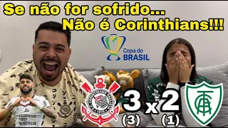 REACT REAÇÕES CORINTHIANS x  AMERICA MG