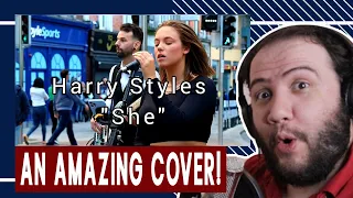 Allie Sherlock & The 3 Busketeers REACTION - She  (Harry Styles cover)  - TEACHER PAUL REACTS