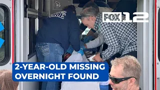 Missing 2-year-old found near Hubbard