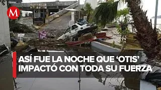 ¿Cómo fue vivir la noche en la que impactó el huracán Otis en Acapulco?