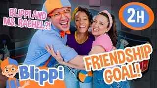 Let's Make Music With Blippi and Ms. Rachel 🎶 Blippi | Educational Kids Videos | After School Club