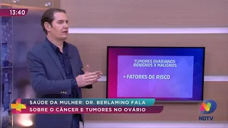 TUMORES DE OVÁRIOS (BENIGNOS E MALIGNOS) - DR BELARMINO