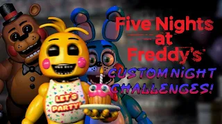 FNAF 2 Custom Night Challenges!