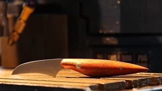 Making a vegetable paring knife