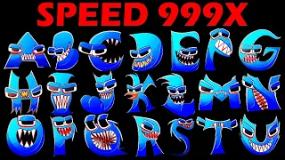 Alphabet Lore But Everyone is Evil 1 Number Lore Monster Evil  Speed 999X