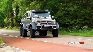 MONSTER Mercedes-Benz G63 AMG 6x6 On the Road! DEEP Sounds!