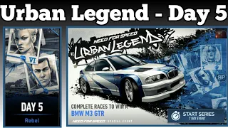 NFS No Limits | Vault Event | Urban Legend - BMW M3 GTR (Day 5)