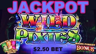 WOW! AMAZING JACKPOT ON WILD PIXIES!!